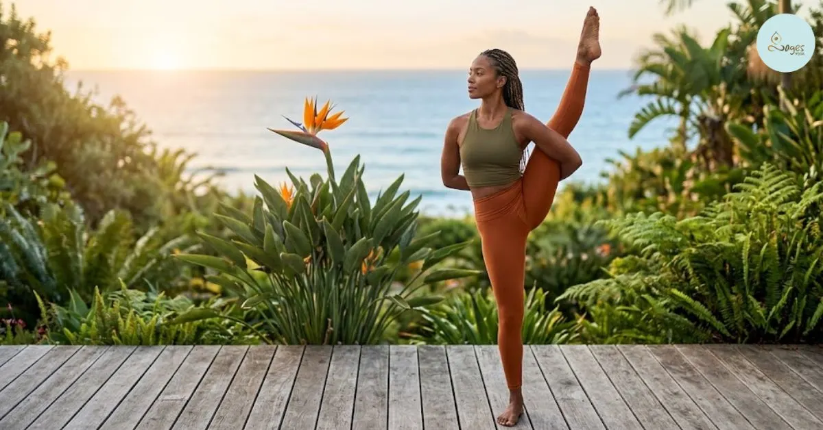 Bird of Paradise Pose (Svarga Dvijasana)